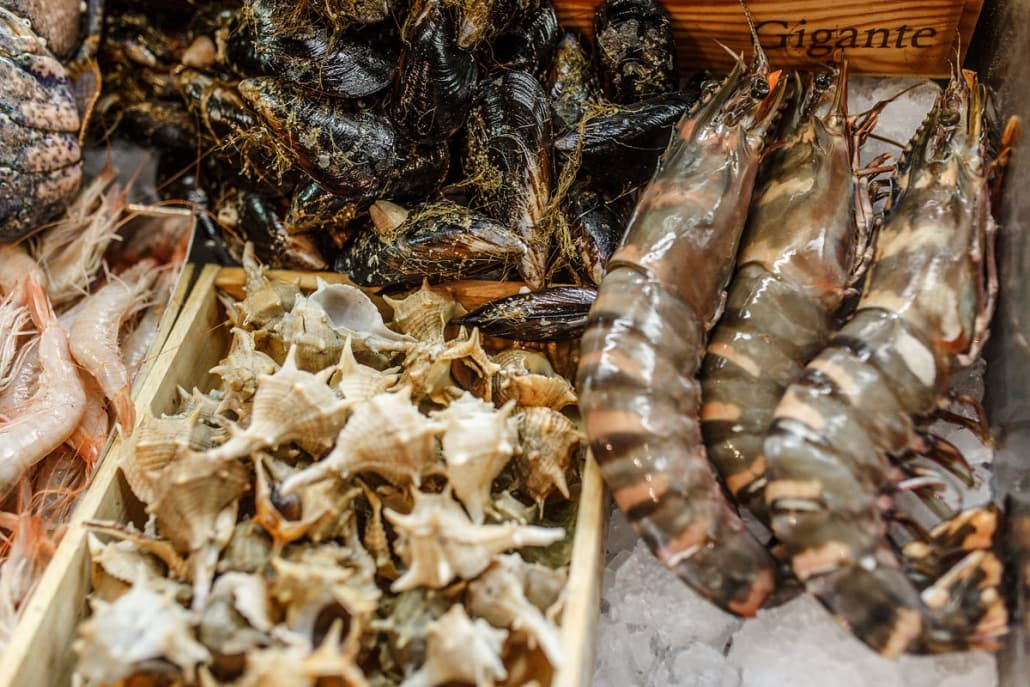 Pescados y mariscos de verano